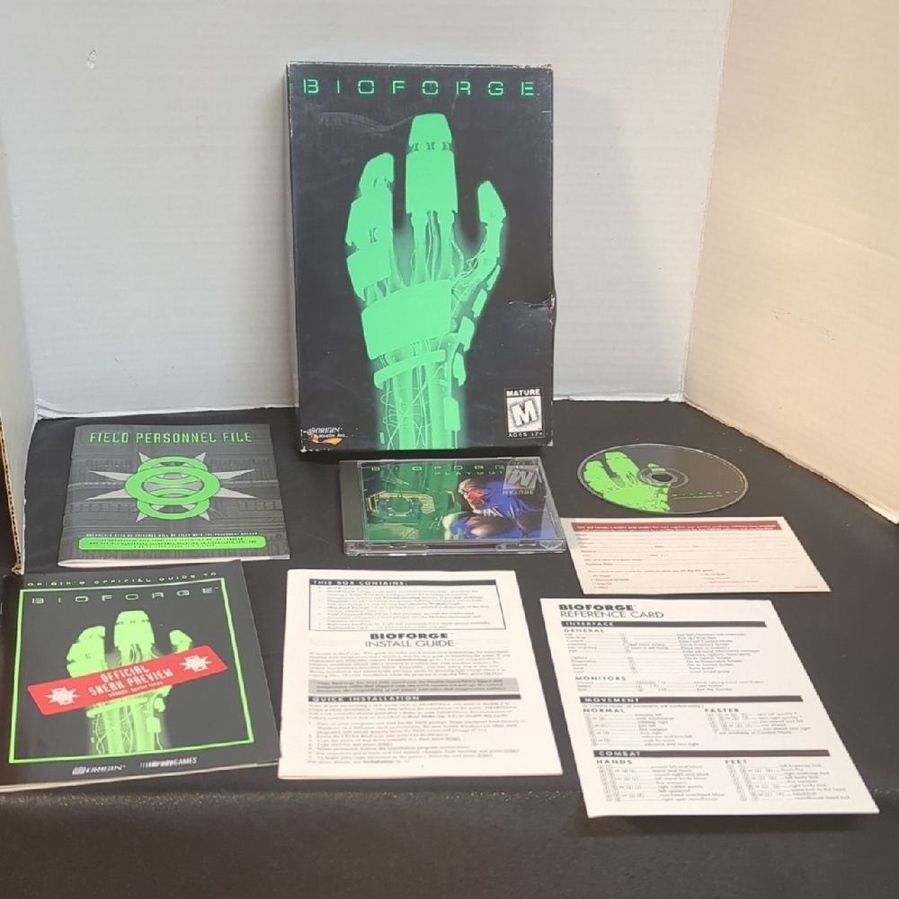Bioforge Big Box PC Game Complete With Inserts